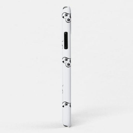 Treeing Walker Coonhound-Silhouette Case-Mate iPhone Hülle (Hinten/Rechts)