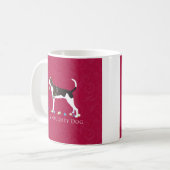 Treeing Walker Coonhound Weihnachten Kaffeetasse (Vorderseite Links)