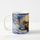 Treeing Walker Coonhound Weihnachtsboot Urlaub Kaffeetasse (Links)