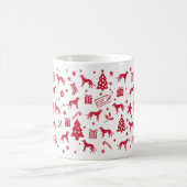 Treeing Walker Coonhound Weihnachtsdesign Kaffeetasse (Mittel)