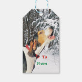 Treeing Walker Coonhound Weihnachtsgeschenk-Tag Geschenkanhänger (Vorderseite)
