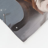 Treeing Walker Coonhound Weihnachtsmann Fleecedecke (Ecke)