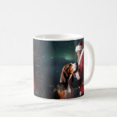 Treeing Walker Coonhound Weihnachtsmann Kaffeetasse (VorderseiteRechts)