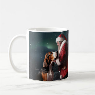 Treeing Walker Coonhound Weihnachtsmann Kaffeetasse