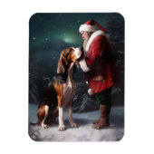 Treeing Walker Coonhound Weihnachtsmann Magnet (Vertikal)