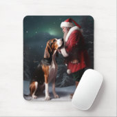 Treeing Walker Coonhound Weihnachtsmann Mousepad (Mit Mouse)