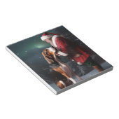 Treeing Walker Coonhound Weihnachtsmann Notizblock (angewinkelt)