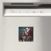 Treeing Walker Coonhound Weihnachtsmann Weihnachte Magnet (In Situ (Geschirrspüler))