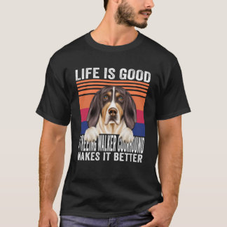 Treeing Walker Coonhounds macht Ihr Leben gut Vin T-Shirt
