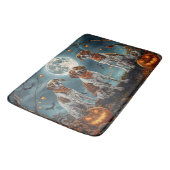 Treeing Walker Halloween Spooky Badematte (Schrägansicht)