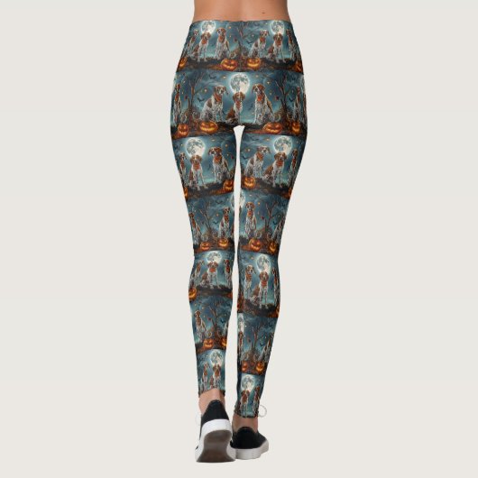 Treeing Walker Halloween Spooky Leggings (Rückseite)