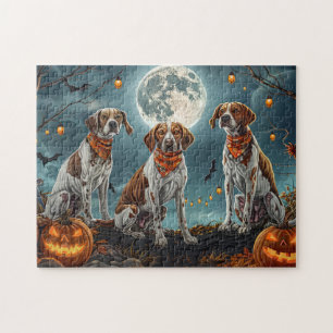 Treeing Walker Halloween Spooky Puzzle