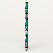 Treeing WandererCoonhound auf aquamarinem Case-Mate iPhone Hülle (Hinten/Rechts)