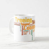 Treeing WandererCoonhound Kaffeetasse (Vorderseite Links)