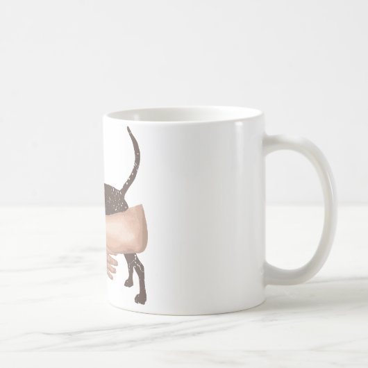 Treeing WandererCoonhound Kaffeetasse (Rechts)