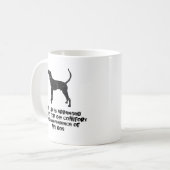 Treeing WandererCoonhound Kaffeetasse (Vorderseite Links)