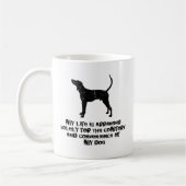 Treeing WandererCoonhound Kaffeetasse (Links)