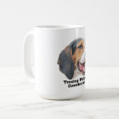 Treeing Wanderercoonhound-Tasse Kaffeetasse (Vorderseite Links)