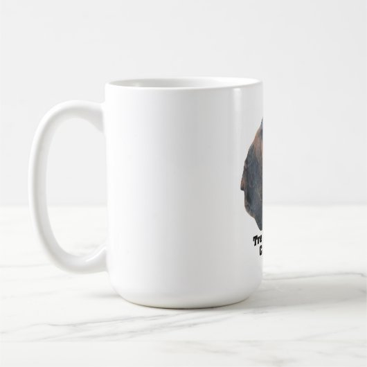 Treeing Wanderercoonhound-Tasse Kaffeetasse (Links)