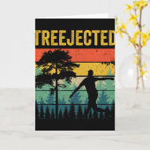 Treejected Lustige Disc Golf Scheiben Treffen Dumm Karte (Gelbe Blume)