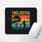 Treejected Lustige Disc Golf Scheiben Treffen Dumm Mousepad (Mit Mouse)