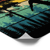 Treejected Lustige Disc Golf Scheiben Treffen Dumm Poster (Ecke)