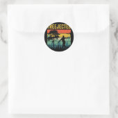 Treejected Lustige Disc Golf Scheiben Treffen Dumm Runder Aufkleber (Tasche)