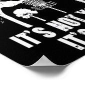 Treejection Disc Golf lustige Frisbee-Golf-Sportar Poster (Ecke)