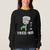 Treejection Disk Golf Funny Tree Frisbee Golf Disk Sweatshirt (Vorderseite)