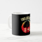 Treejection Dummer Baum Disc Golf Ultimate Frisbee Kaffeetasse (Vorderseite Links)