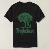Treejection Funny Disc Golf erschüttert T-Shirt (Design vorne)