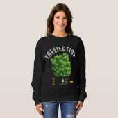 Treejection Funny Disk Golf Player Frisbee Golfer Sweatshirt (Vorne ganz)