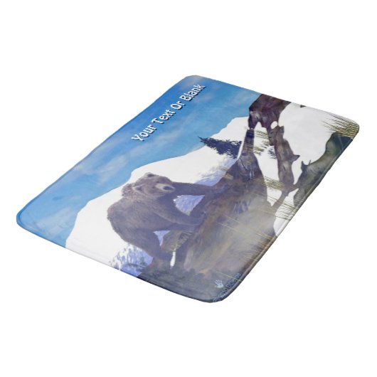 Treeline Grizzly Badematte (Schrägansicht)