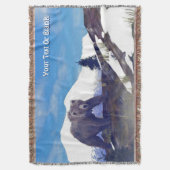 Treeline Grizzly Decke (Vorderseite Vertikal)