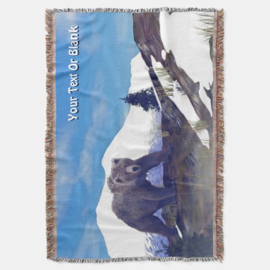 Treeline Grizzly Decke (Vorderseite Vertikal)