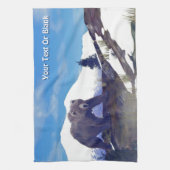 Treeline Grizzly Geschirrtuch (Vertikal)