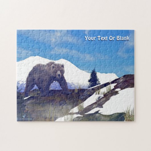 Treeline Grizzly Puzzle (Horizontal)
