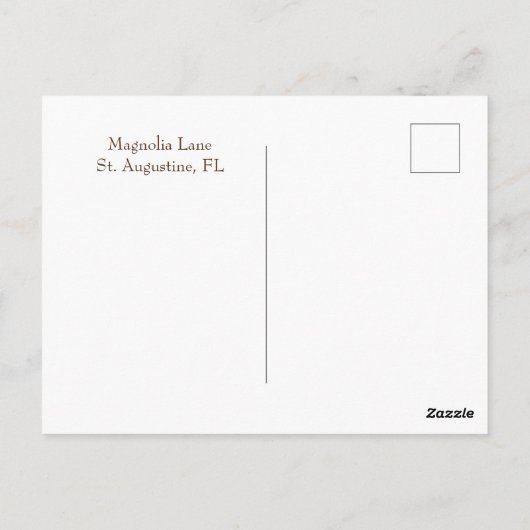 TreeLined Postkarte (Rückseite)