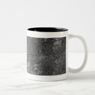 Treelined Straße mit Bürgersteig Zweifarbige Tasse