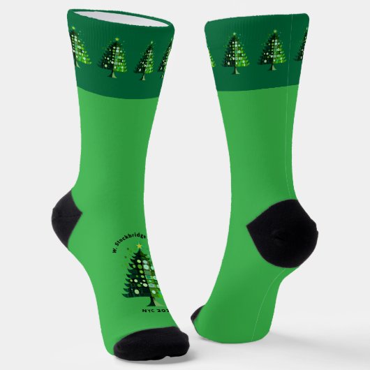 Treemazing Stockbridge 2024 Crew Socks - GREEN Socken (Gewinkelt)