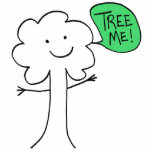 TreeMe Stand Freistehende Fotoskulptur<br><div class="desc">TreeMe! Stehplatzinhaber für Ihr deak oder Büro.</div>