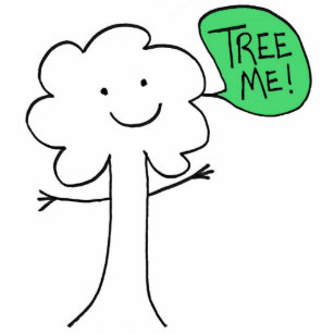 TreeMe Stand Freistehende Fotoskulptur