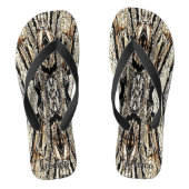 Treemo Gear Camouflage Holzmuster Flip Flops Badesandalen (Fußbett)