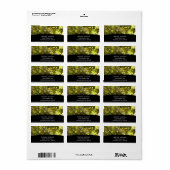 Trees Address Labels Adressaufkleber (Vorne)