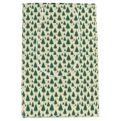 Trees and Snowflakes Mittlere Geschenktüte (Vorderseite)