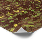 Trees and Undergrowth by Vincent van Gogh Poster (Ecke)