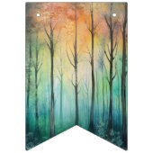 trees backdrop wimpelkette (Dritte Fahne)