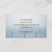 Trees Business Card Visitenkarte (Rückseite)