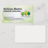 Trees Doodles Logo | Landflucht Visitenkarte (Vorne/Hinten)