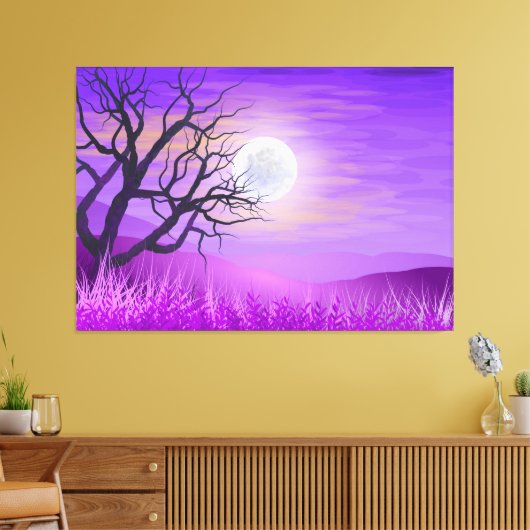 TREES DREAMLANDSCAPE STRETCHED LEINWAND ART DRUCKE (Insitu (Wohnzimmer))